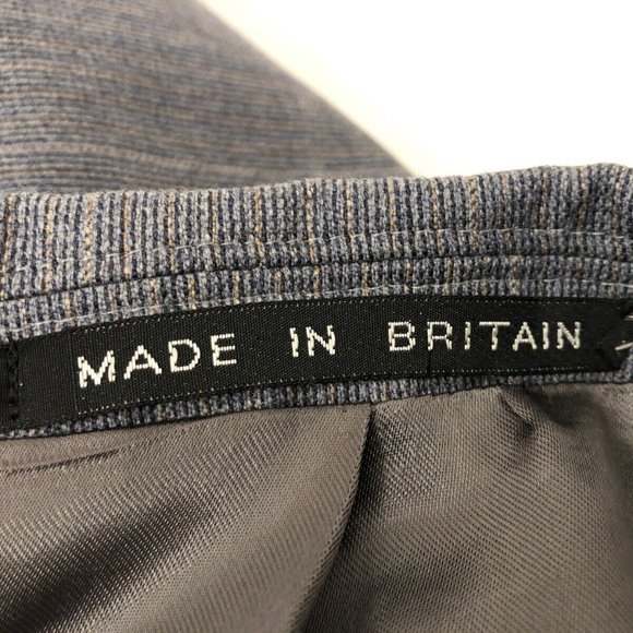 Alexandre London Collection Custom Tailored Plaid Wool Jacket Blazer Bri… - Picture 5 of 8